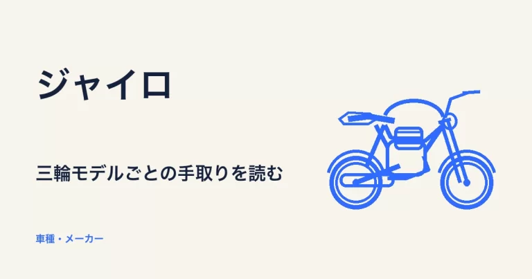 ジャイロについて解説する月極ライダーの記事アイキャッチ